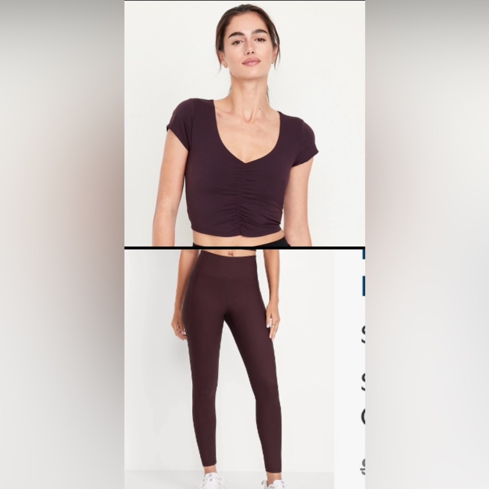 OLD NAVY WORKOUT SET COLOR BOXWOOD